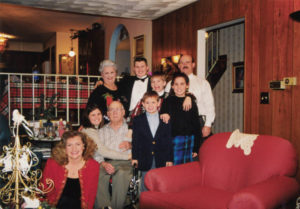 The Alonsos celebrate Christmas 1998. (Photo: Lonnie Alonso)